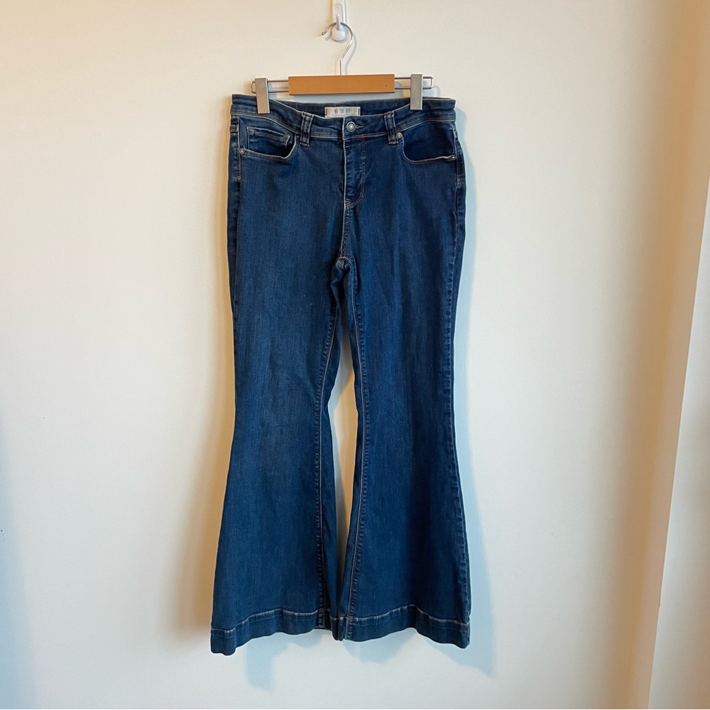 We The Free Dark Blue Flare Jeans